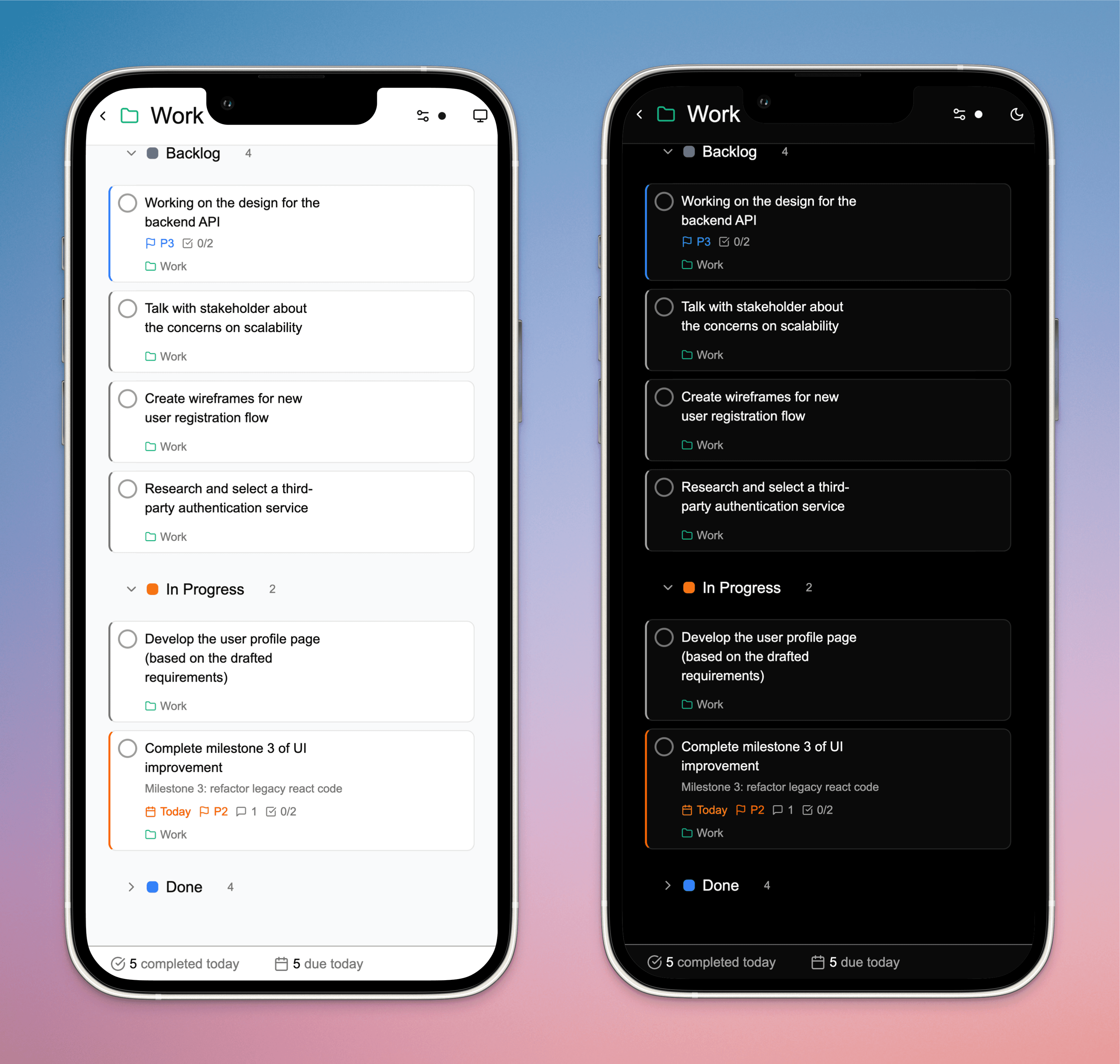 TaskTrove Mobile View - Responsive design optimized for mobile devices